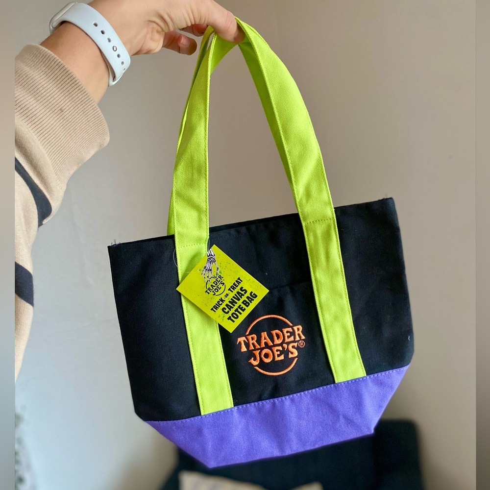 Trader Joe’s - Trick or Treat Canvas Tote Bag - Multi Color